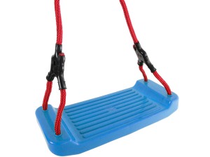 Ogrodowa Huśtawka Deska Plastikowa NIEBIESKA