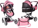 WÓZEK 2W1 GŁĘBOKI SPACERÓWKA DLA LALEK GONDOLA