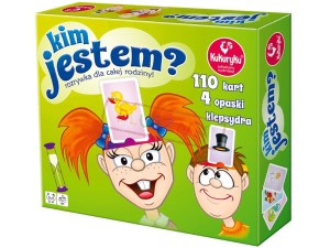 KIM JESTEM Rozrywkowa Gra Rodzinna ZGADNIJ Zgadula EDUKACYJNA ZGADYWANKA