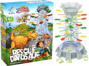 SPADAJĄCE DINOZAURY Gra Zręcznościowa Rodzinna dino małpki skaczące