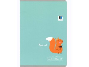 Zeszyt A5 LINIA DWUKOLOROWA 16 K pastel WIEWIÓRKA 0373