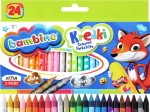 Bambino Kredki Świecowe  24 Kolory