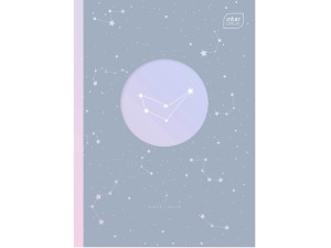 INTERDRUK Zeszyt A5 60 Kartek KRATKA GALAXY Kosmos