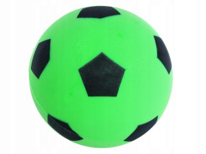Miękka PIANKOWA PIŁKA NOŻNA Foam Fluo 20 cm ZIELONA