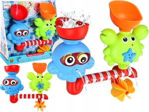 Zestaw do Kąpieli OŚMIORNICZKA I KRAB do Wanny Fontanna PRZELEWOWA Młynek