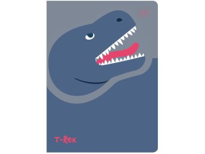 Zeszyt A5 LINIA DWUKOLOROWA 16 K. DINO T-REX