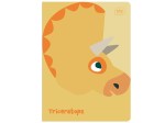 Zeszyt A5 LINIA DWUKOLOROWA 16 K. DINO TRICERATOPS