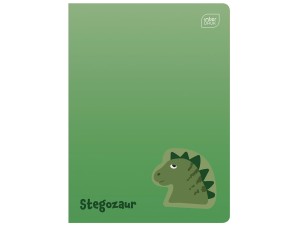 Zeszyt A5 LINIA DWUKOLOROWA 16 K. DINO STEGOZAUR