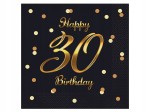 SERWETKI Papierowe na 30 Urodziny HAPPY BIRTHDAY