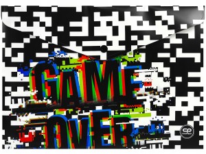 TECZKA A4 KOPERTOWA z Zatrzaskiem Game Over Gamer