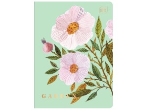 INTERDRUK Zeszyt A5 KRATKA 60 Kartek GARDEN Kwiat