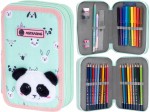 ASTRA Podwójny Piórnik z Wyposażeniem TEDDY PANDA