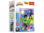 TREFL Puzzle MINIMAXI Spidey i KUMPLE HULK 20 el