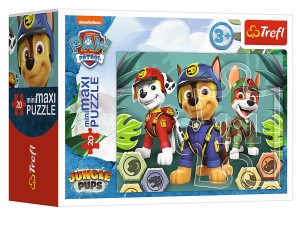 TREFL Puzzle MINIMAXI Psi PATROL 20 elementów JUNGLE PUPS