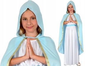 Kostium STRÓJ KARNAWAŁOWY MARIA Sukienka Peleryna 120/130 cm