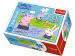 TREFL Mini PUZZLE 54 elementy ŚWINKA PEPPA PIG Gra w KLASY