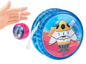 JOJO ZE ŚWIATŁEM YOYO ŚWIECĄCE GRA zabawka ZRĘCZNOŚCIOWA KOSMOS