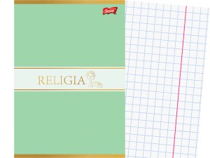 Unipap TEMATYCZNY Zeszyt do RELIGII A5 Kratka 60 Kartek w KRATKĘ Religia