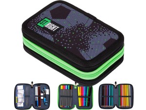 ST.RIGHT Potrójny PIÓRNIK Trzykomorowy z WYPOSAŻENIEM Football PIŁKA