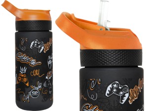 COOLPACK Bidon Szkolny BIBBY Gamer z RURKĄ 420 ml BLOKADA Wylania Lets Play
