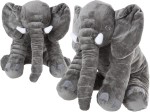Maskotka Pluszowa SZARY SŁONIK Przytulanka Dla Dzieci 30 cm SŁOŃ