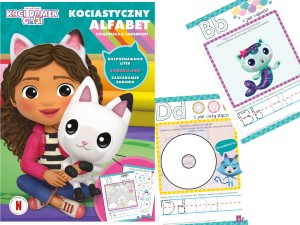 TREFL Koci DOMEK Gabi KOCIASTYCZNY ALFABET Książeczka z ZADANIAMI Litery