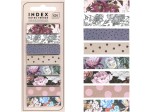INTERDRUK Index Zakładki INDEKSUJĄCE 8 Wzorów SAMOPRZYLEPNE 200 szt