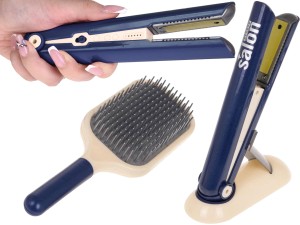 Zestaw FRYZJERSKI Dla Dzieci PROSTOWNICA DO WŁOSÓW SZCZOTKA PIĘKNOŚCI