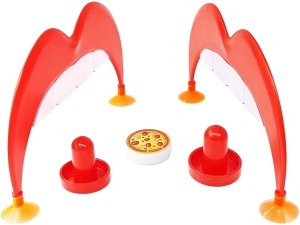 GRA Zręcznościowa PIZZA HOKEJ Stołowy Planszowa Rodzinna Bramki Krążki Odbijaki