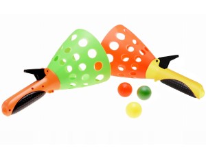 GRA Zręcznościowa KATAPULTA ŁAPACZ Piłek CATCH BALL WYRZUTNIA Piłek