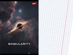 Szkolny Zeszyt A5 Kratka 80 KARTEK w KRATKĘ KOSMOS Singularity