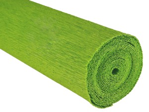Krepina BIBUŁA MARSZCZONA WŁOSKA Zielony 90g Krepa nr.396 VERDE MELA