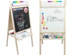 Drewniana TABLICA Magnetyczna Kredowa PAPIER LICZYDŁO Dwustronna