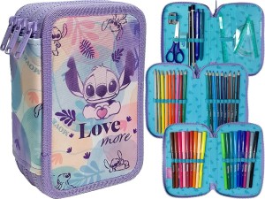 Disney LILO & STITCH Potrójny Piórnik z Wyposażeniem JUMPER 3 Coolpack