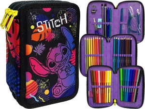 Disney LILO & STITCH Potrójny Piórnik z Wyposażeniem JUMPER 3 Coolpack