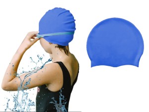 Gumowy KĄPIELOWY CZEPEK DO PŁYWANIA Pływacki na BASEN Do Wody MIX