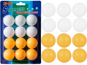 PIŁECZKI DO PING-PONGA Kolorowe Piłki Do TENISA STOŁOWEGO Zestaw 12 szt