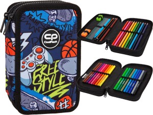 COOLPACK Podwójny PIÓRNIK Wyposażeniem JUMPER 2 Hobby Skate Deskorolka