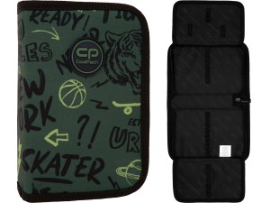 COOLPACK Dwuklapkowy PIÓRNIK Szkolny CLIPPER Tiger Rozkładany Skate