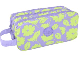 COOLPACK Młodzieżowy PIÓRNIK Szkolny SASZETKA Potrójna PRIMUS Flores Lila