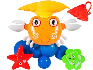 KRAB PRZELEWOWY do KĄPIELI Wanny WODY KARUZELKA Fontanna ZABAWKA Dla Dzieci