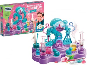 LABORATORIUM PERFUM ZAPACHÓW ZESTAW NAUKA ZABAWA DZIECI DELUX CLEMENTONI
