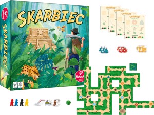KUKURYKU Planszowa Gra Rodzinna SKARBIEC Towarzyska DLA DZIECI 7+