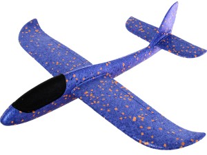 SAMOLOT STYROPIANOWY Szybowiec RZUTKA STYROPIANU Niebieski