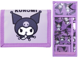 KUROMI Violet PORTFEL na Rzep DZIECIĘCY Portfelik Na BANKNOTY Monety