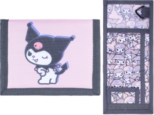 KUROMI Pink PORTFEL na Rzep DZIECIĘCY Portfelik Na BANKNOTY Monety Majewski