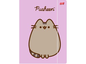 PUSHEEN Violet Teczka SZKOLNA z Gumką A4 na Dokumenty Kot Kotki UNIPAP