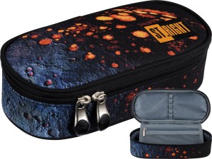 ST.RIGHT PIÓRNIK Usztywniany Saszetka z KLAPKĄ Wewnętrzną Volcanic Moon