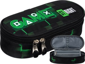 ST.RIGHT PIÓRNIK Usztywniany Saszetka z KLAPKĄ Wewnętrzną Green Game Gamer
