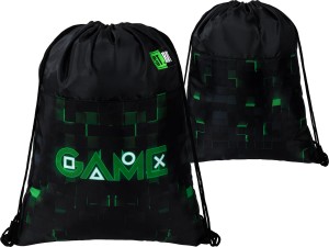 ST.RIGHT Szkolny WOREK Na Buty Obuwie STRÓJ Gimnastyczny GREEN GAME Gamer